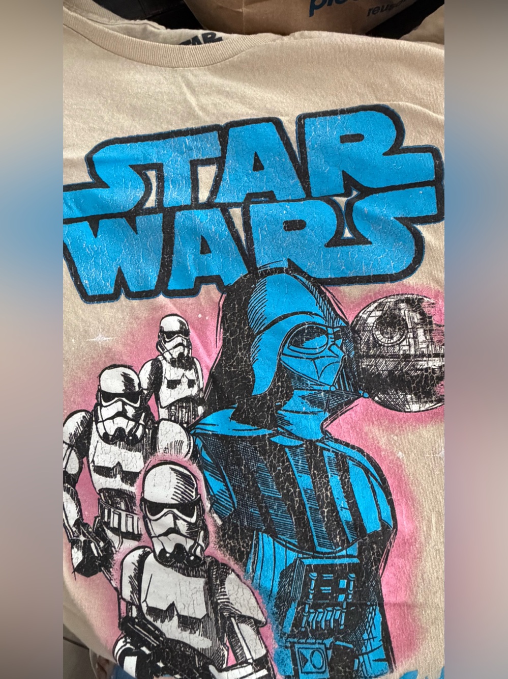 MAD Engine Star Wars Tee - Black Print on Cream